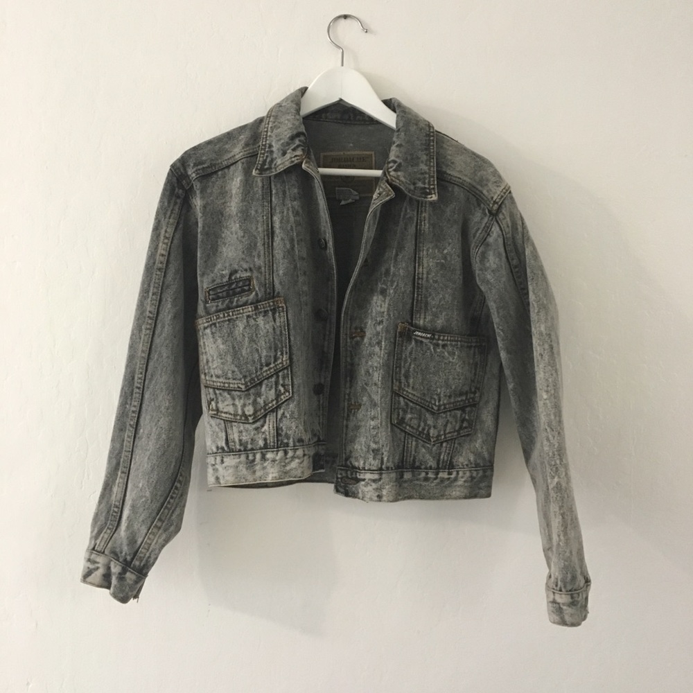 Vintage jordache acid wash denim jacket